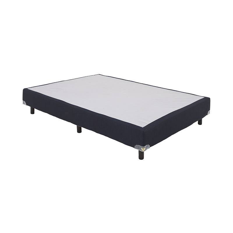 Caja de resortes Air Forever de madera de pino, con lámina de carbocel y tela, mide 100x190x20 cm, de Deurope.com.mx