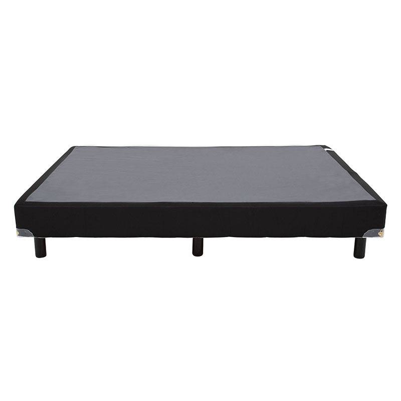 Cama box spring Air Fashion de madera de pino con tela en el frente, tamaño 100x190 cm, deurope.com.mx