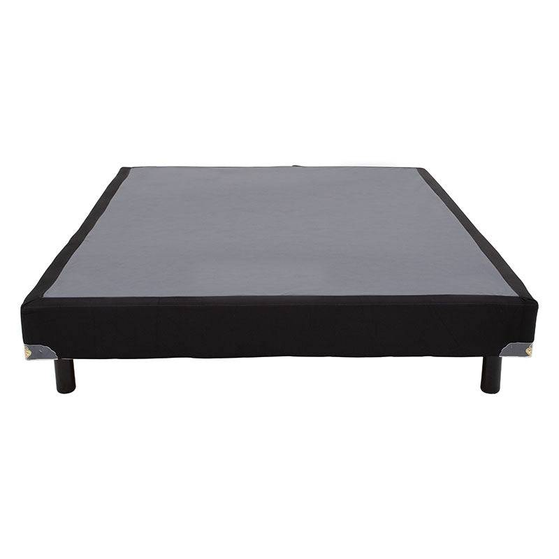 Cama box spring Air Fashion de madera de pino con tela en frente, tamaño 100x190 cm, deurope.com.mx