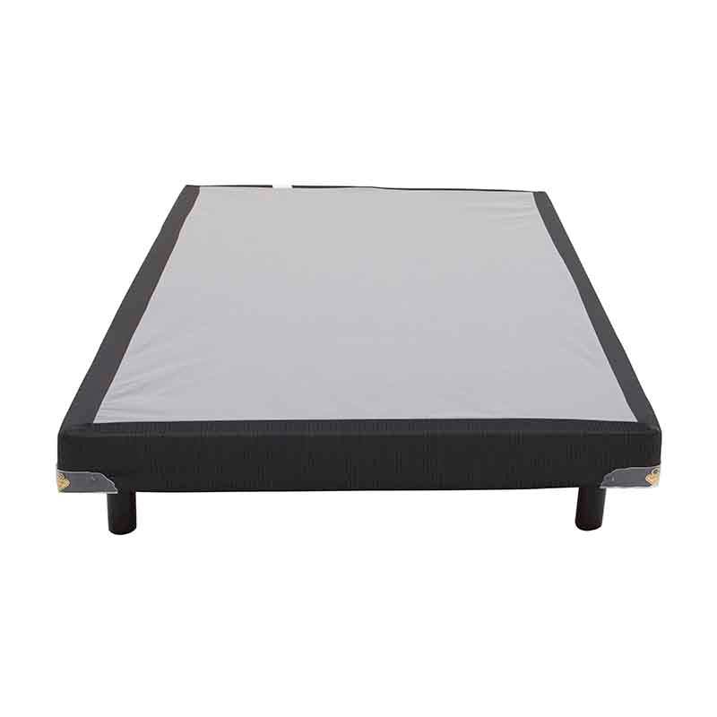 Cama box spring Air Four Season Exclusive de madera de pino con tela en frente, tamaño 100x190 cm, deurope.com.mx