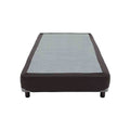 Caja América Onix de madera de pino con malla de acero semiflex y tela pliana, tamaño 100x190 cm, deurope.com.mx