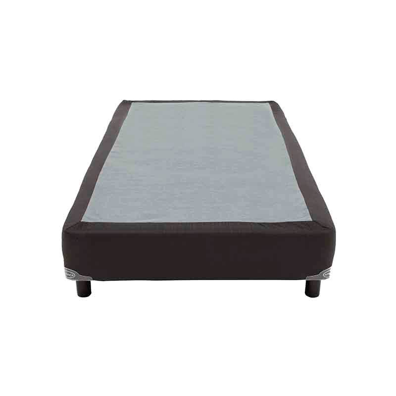 Caja América Onix de madera de pino con malla de acero semiflex y tela pliana, tamaño 100x190 cm, deurope.com.mx