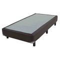 Caja de madera de pino América Onix de tamaño 100x190 cm con malla de acero y tela pliana, deurope.com.mx