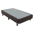 Caja América Onix de madera de pino con malla de acero semiflex y tela pliana, tamaño 100x190 cm, deurope.com.mx