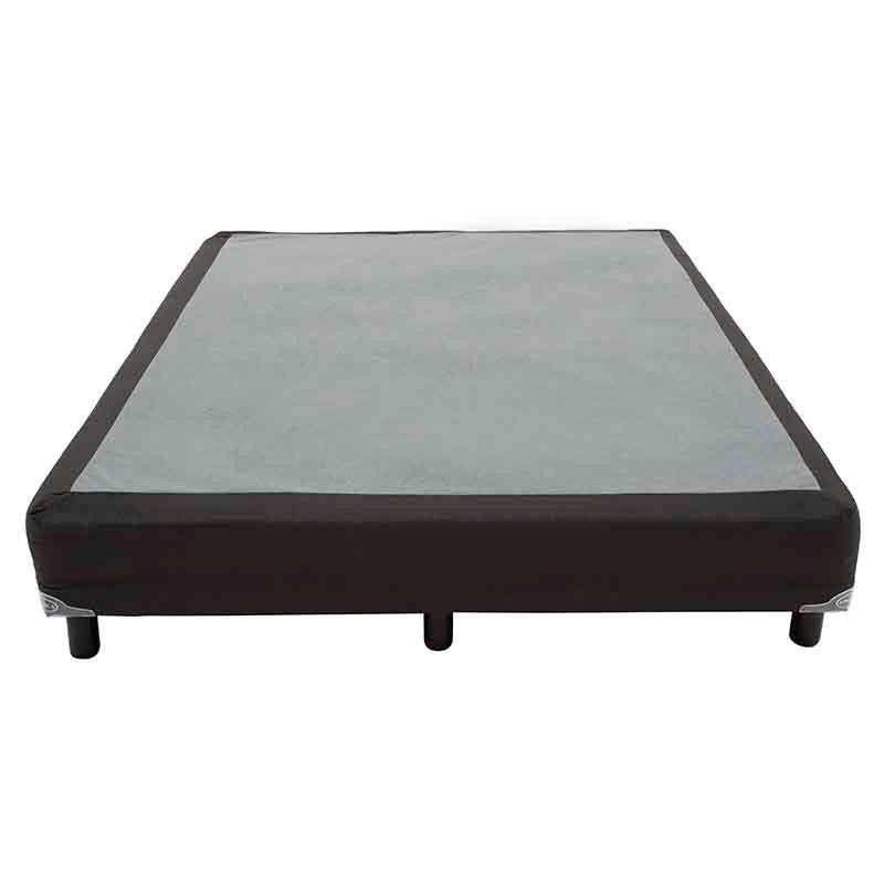 Caja de madera de pino América Onix de 100x190 cm con malla de acero y tela plana, marca deurope.com.mx