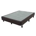 Caja América Onix de madera de pino con malla de acero semiflex, tela plana, frente 100 cm, fondo 190 cm, deurope.com.mx