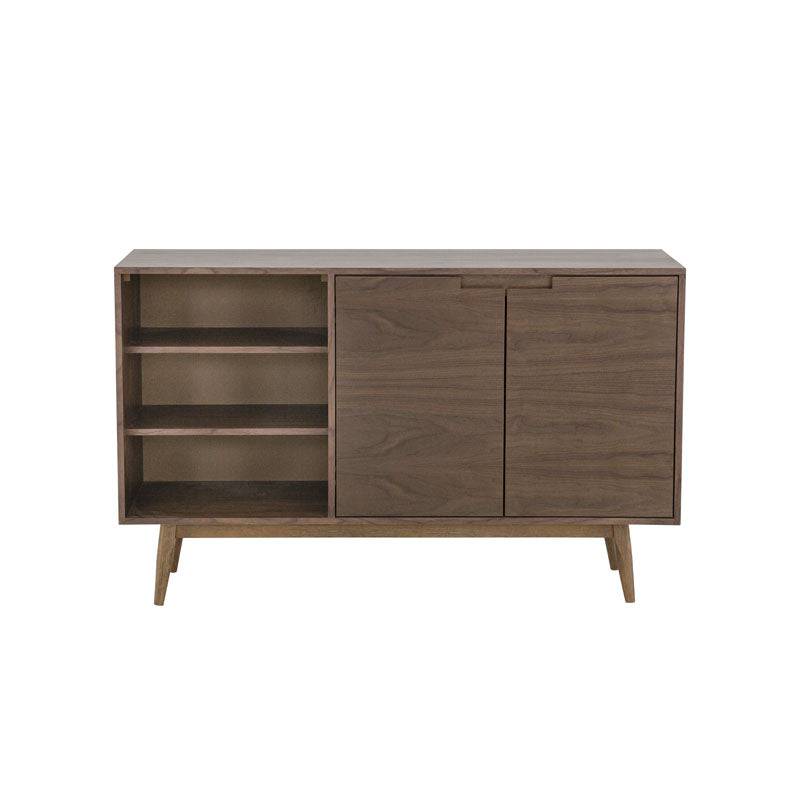 Buffet Balam de la empresa deurope.com.mx, mueble de almacenamiento y exhibición en madera moderna y elegante.