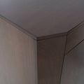 Bufetera Creta II de deurope.com.mx en madera de okume, con puertas y espacio para almacenamiento, mide 180 cm de ancho.
