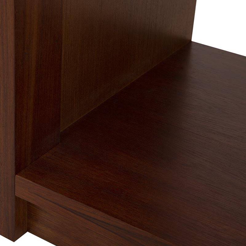 Buró Bourbon de madera de pino, estilo moderno, con acabado en color café y dimensiones de 60x41x60 cm, de deurope.com.mx