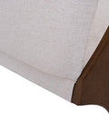 Cabecera Palta de color café y nogal, de aproximadamente 110 cm de alto, 26 cm de fondo, diseñada por deurope.com.mx