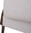 Cabecera de madera color nogal y beige de aproximadamente 232 cm de ancho, diseñada por deurope.com.mx.