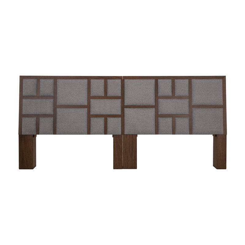 Cabecera Loretta de estilo moderno en color blanco con detalles decorativos, diseñada para dormitorios elegantes y cómodos.