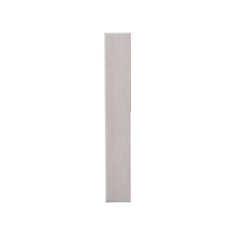Cabecera Picasso en color gris claro de madera industrial, mide 142 cm de ancho y 140 cm de alto, para cama moderna.
