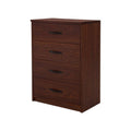 Cajonera Bourbon de madera de pino estufada en color café, con frente de 76 cm, alto 108 cm y fondo de 41 cm, de deurope.com.mx