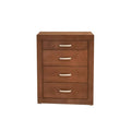 Cajonera Atenas de Deurope.com.mx con múltiples cajones de madera en acabado natural para almacenamiento elegante y funcional.