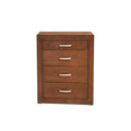Cajonera Atenas de Deurope.com.mx con múltiples cajones de madera en acabado elegante para almacenamiento compacto.