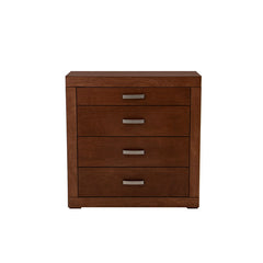 Cajonera Noruega de 5 piezas en chapa de okumé, diseño moderno con 100 cm de alto y 40 cm de fondo, deurope.com.mx