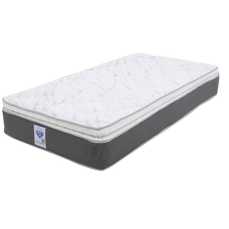 Colchón individual Spring Air Baxter con espuma de alta densidad, tela de punto y medidas 100x190 cm, altura de 32 cm.