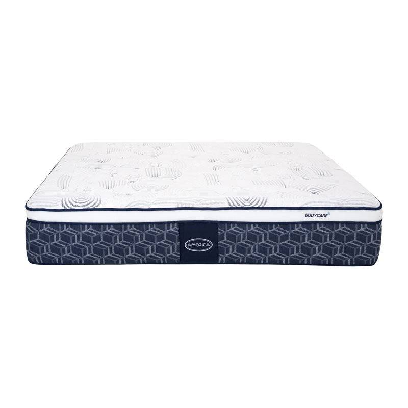 Colchón América Forte King Size deurope.com.mx, vista superior mostrando la textura y diseño del colchón para dormir cómodo.