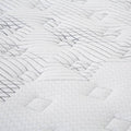 Colchón América Sensor King Size de tejido de punto, tamaño 200x190 cm, mediana firmeza, en color gris.