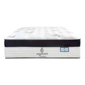 Juego de colchón y box de tamaño queen de Four Seasons en tela de punto, deurope.com.mx, con diseño acolchado y estructura resistente