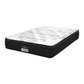 Juego de colchón y box sensor de tamaño queen de tejido de punto, medianamente firme, deurope.com.mx, para descanso cómodo.