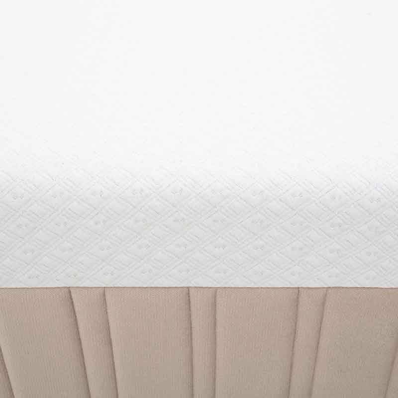 Juego de colchón y box Kamel de 2 piezas, tapizado en tejidos de punto con tela antiácaros, para cama de 190 cm.