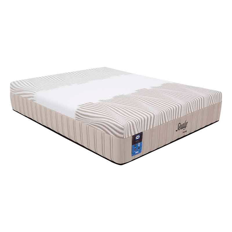 Juego de colchón y box Kamel deurope.com.mx, colchón de tejido de punto con tela antiácaros, tamaño 190 cm largo.