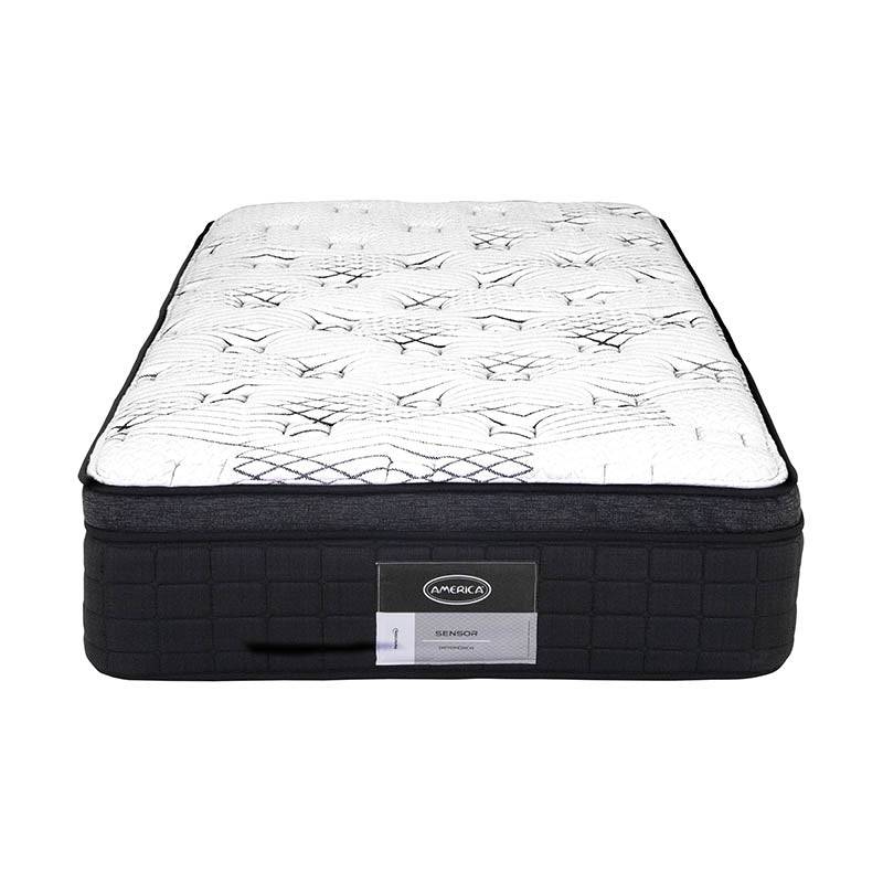 Colchón América Sensor Individual de deurope.com.mx, colchonería, con textura y soporte visiblemente suave y cómodo.