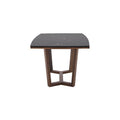 Juego de comedor Quetzal de 8 piezas con mesa de madera de parota y granito natural, en color café, de la marca deurope.com.mx