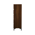 Cómoda Mariota de color café y diseño moderno, mueble de almacenamiento de madera para el hogar.