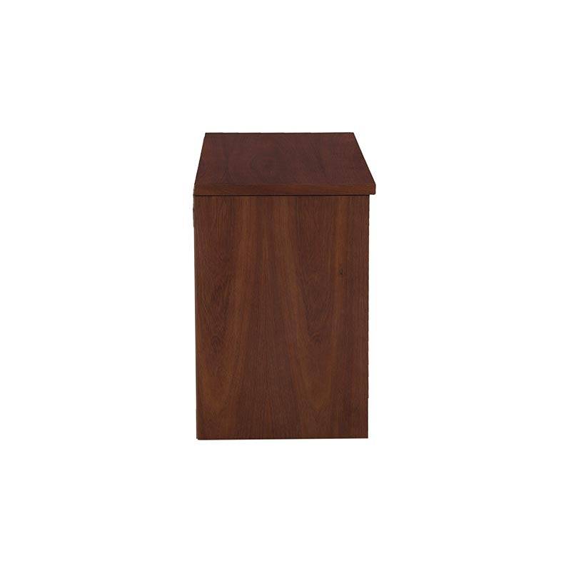 Cómoda Bourbon de madera de pino en color café, con diseño estufado y dimensiones de 76x60x41 cm, de la marca Deurope.
