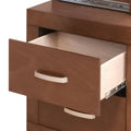 Espejo de pie con cajones Atenas de deurope.com.mx, estructura de madera y superficie reflectante en un diseño elegante y funcional.