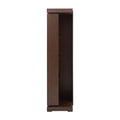 Espejo de pie Boston de madera oscura con marco industrial, grande y elegante, con dimensiones de 62 cm de frente y 180 cm de alto.
