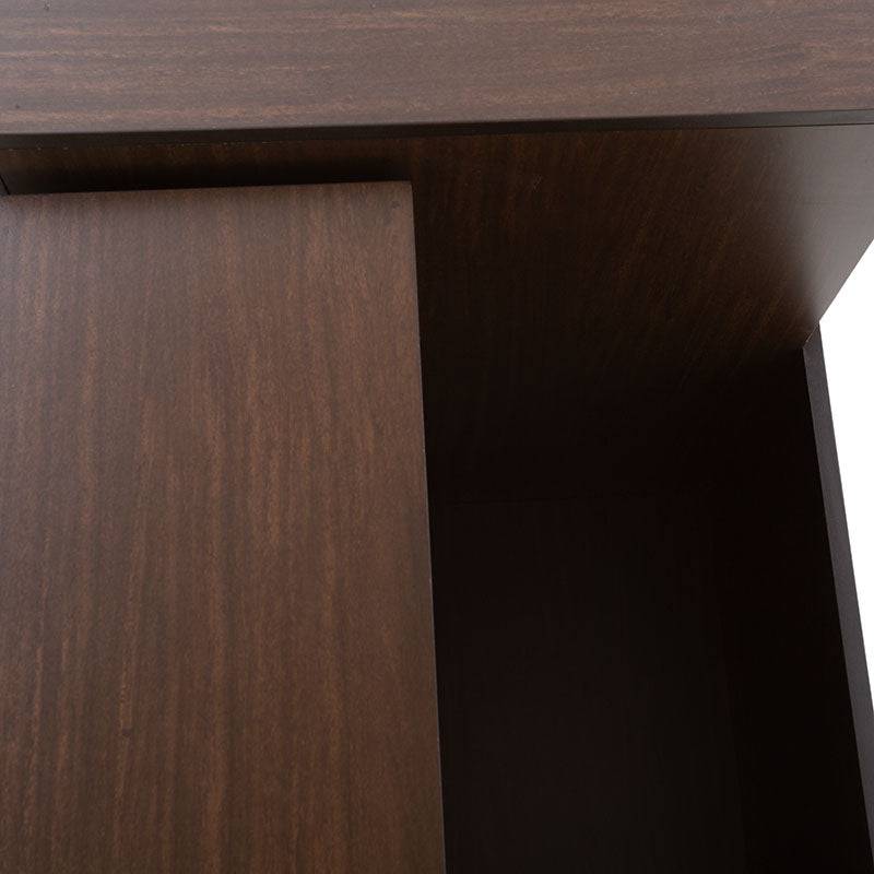 Espejo de pie Boston de madera oscura con marco industrial, altura 180 cm y ancho 62 cm, diseño elegante y moderno.