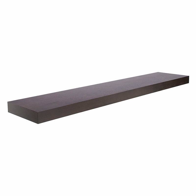 Travesaño Menara deupeore.com.mx, librero superior gris ash con chapa de encino, 190 cm de largo y 10 cm de alto.