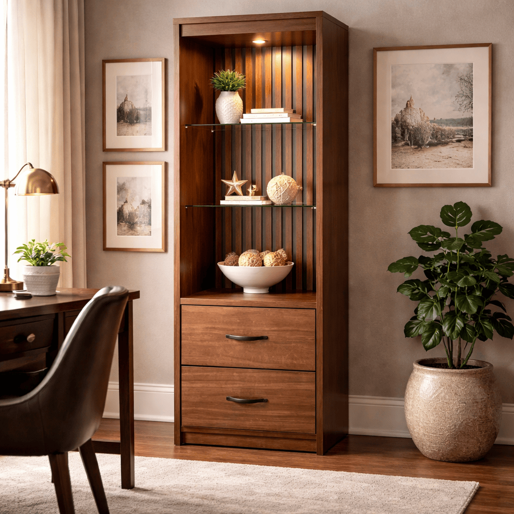 Exhibidor Bourbon con Madera Media D'europe