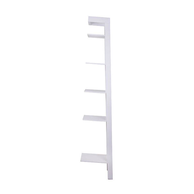 Librero Cay de 40 cm en acabado blanco, 190 cm de alto y 30 cm de fondo.