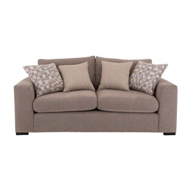Juego de sala Oporto de 2 piezas de deurope.com.mx, sillón y loveseat en estilo moderno y cómodo.