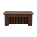Mesa de centro Bourbon de Deurope, con superficie de madera y diseño elegante, ideal para sala de estar.