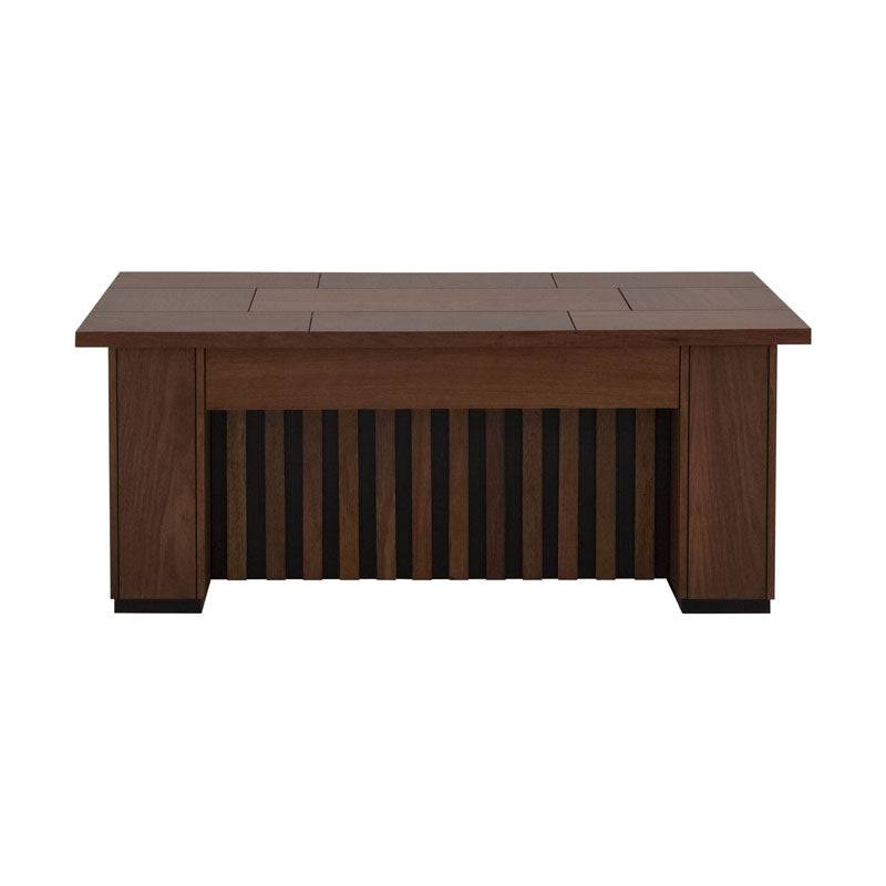 Mesa de centro Bourbon de Deurope, con superficie de madera y diseño elegante, ideal para sala de estar.