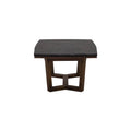 Mesa de centro Montecarlo de deurope.com.mx con superficie de madera y patas de metal, diseño moderno y elegante.