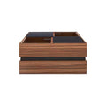 Mesa de centro Zile de Deurope, con superficie de madera industrializada y diseño moderno, 80 cm x 40 cm x 80 cm.