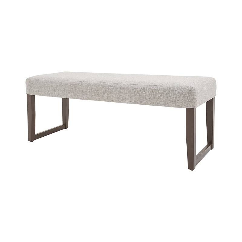 Banca para comedor Amara de Deurope, estructura de madera y asiento acolchado, ideal para espacios de comedor elegantes.