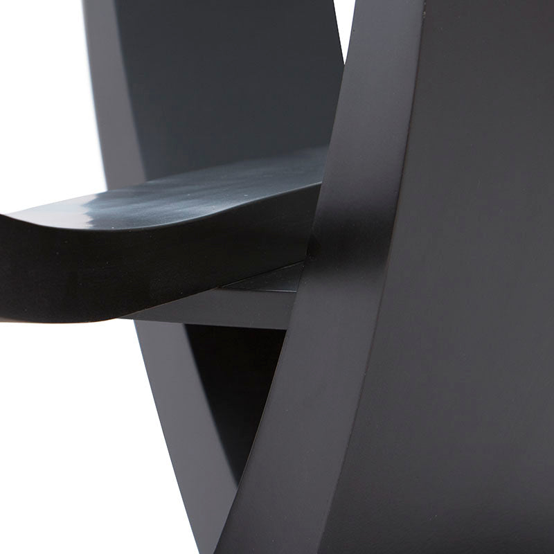 Mesa de comedor de cristal Burj de Deurope, con estructura de madera nogal y superficie de cristal, tamaño 160x78x130 cm.