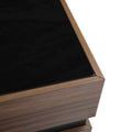 Mesa lateral Zile de madera industrializada de color natural, con tamaño de 40x50x40 cm.