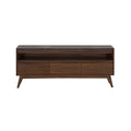 Mueble para TV Montecarlo de madera oscura, diseño elegante y moderno, ideal para sala de estar.