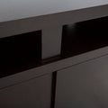 Mueble para TV Tamayo de madera de caoba en acabado wengué, con dimensiones 120x70x30 cm, deurope.com.mx