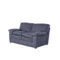Sofá loveseat Calvin de deurope.com.mx en color gris, con cojines y estructura moderna para sala.
