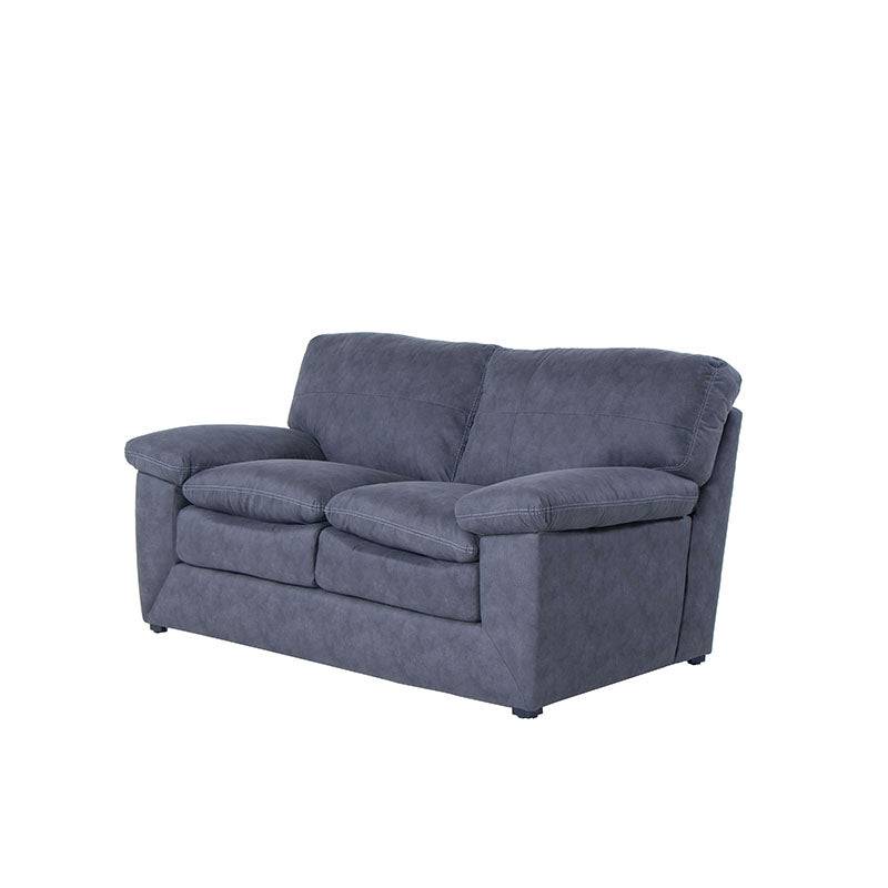 Sofá loveseat Calvin de deurope.com.mx en color gris, con cojines y estructura moderna para sala.